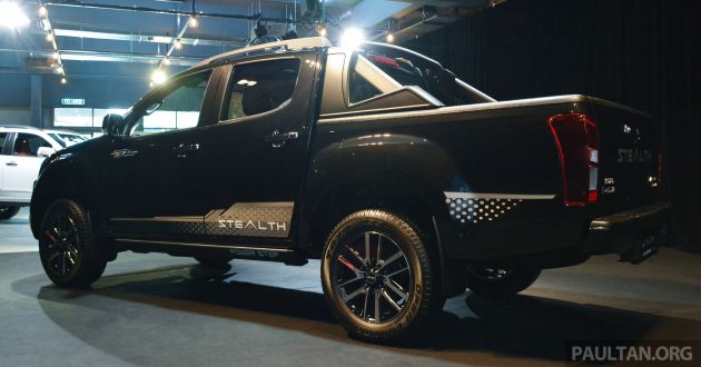 Isuzu D-Max Stealth edisi terhad kini di M’sia — 180 unit, pertambahan kelengkapan, harga dari RM125,800