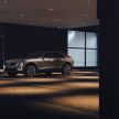 Cadillac Lyriq EV crossover – 480 km battery range, single and dual motor layouts; 33-inch LED display