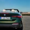 G23 BMW 4 Series Convertible debuts – less weight, 80-litre gain in luggage capacity with new fabric roof