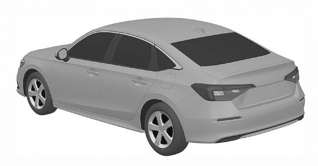 Eleventh-generation Honda Civic design revealed in patent images – sedan and hatchback versions seen