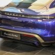 2020 Porsche Taycan launched in Malaysia – up to 761 PS and 1,050 Nm, 464 km EV range; from RM725k