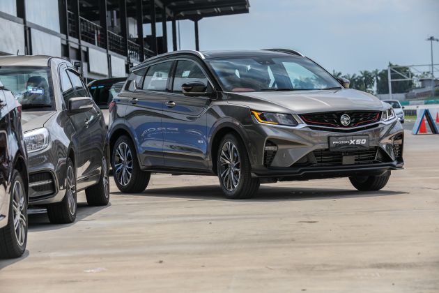 Proton X50 Auto Park Assist – perpendicular parking entry, and parallel entry and exit of parking spaces