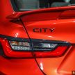 Honda City 2020 generasi kelima dilancarkan — empat varian, RS e:HEV, Honda Sensing; harga dari RM74k