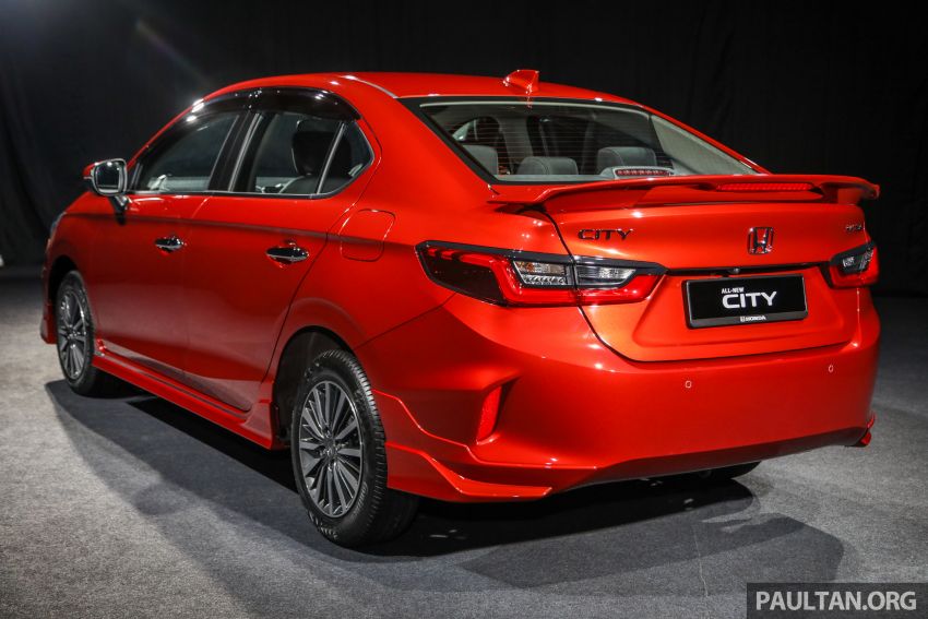Honda City 2020 generasi kelima dilancarkan — empat varian, RS e:HEV, Honda Sensing; harga dari RM74k 1191937