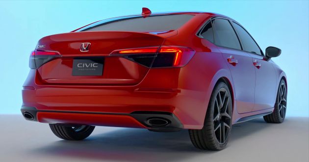 2022 Honda Civic debuts in prototype form – 11th-gen C-segment sedan previewed with all-new design