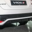 GALLERY: Toyota Vios GR-S – live pics of the RM95k range-topper with 10 CVT ratios, sports suspension