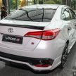 GALLERY: Toyota Vios GR-S – live pics of the RM95k range-topper with 10 CVT ratios, sports suspension