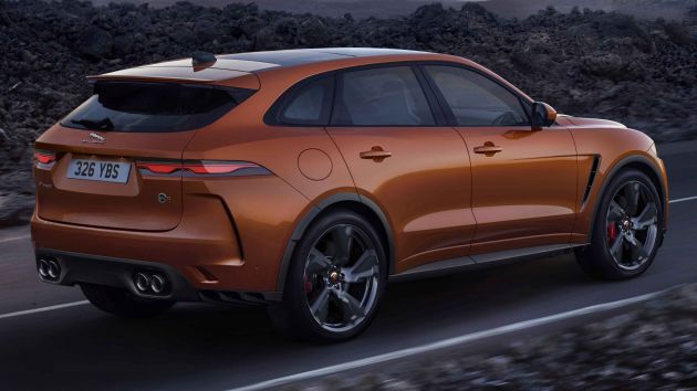 Jaguar F-Pace SVR shown – quicker with more torque