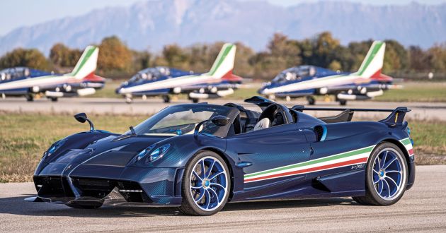 Pagani Huayra Tricolore celebrates 60th anniversary of the Frecce Tricolori – only 3 units, RM27 million each