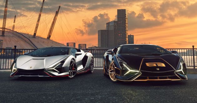 2021 Lamborghini Sian – hot new pair lands in London