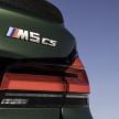 BMW M5 CS – 635 hp/750 Nm, 0-100 km/h in three seconds; more carbon, less weight, four bucket seats