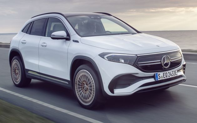 Mercedes-Benz EQA revealed – electric GLA with 190 PS, 375 Nm, 0-100 km/h in 8.9 secs, 426 km range