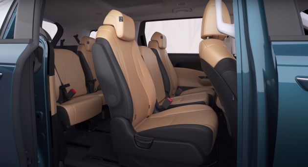 Kia Carnival 11-seater cabin setup detailed; centre-assist seats, stowable 4th row, flat-folding function