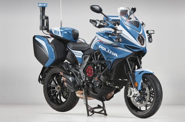 MV Agusta puts Italian State Police on wheels, in style