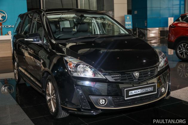 Proton Exora Black Edition tiba di pasaran – RM67,800