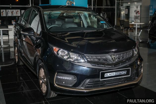 Proton Persona Black Edition dilancarkan – RM54,700