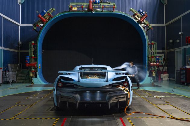 2021 Rimac C_Two undergoes final aerodynamic tests