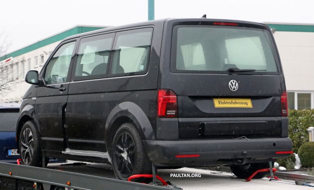 SPIED: Volkswagen ID. Buzz mule wears T6 van body