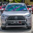 Toyota Corolla Cross 1.8V kini berharga RM129,266 dengan potongan SST 50%, RM4,734 lebih murah