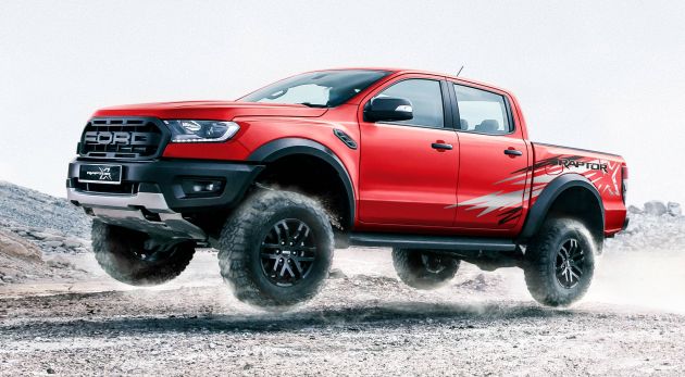 Ford Ranger Raptor X Special Edition – unique True Red exterior and additional equipment, RM216,888