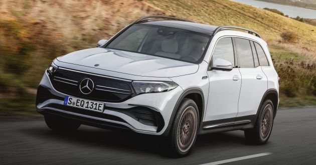 Mercedes EQB debuts  – 288 hp, 419 km range; 100 kW DC charging from 10% to 80% in just over 30 minutes