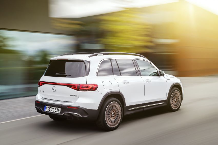Mercedes EQB debuts  – 288 hp, 419 km range; 100 kW DC charging from 10% to 80% in just over 30 minutes 1283253
