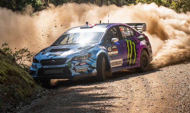 Ken Block kini kembali berlumba bersama Subaru