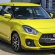 Suzuki Swift Sport 2021 dilancarkan di Malaysia – RM139,900, 1.4L turbo 140 hp/230 Nm, hanya 6AT