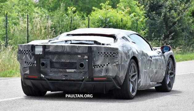 SPYSHOTS: Ferrari V6 hybrid seen running road trials; 3.0L twin-turbo V6 rear-drive hybrid codenamed F171