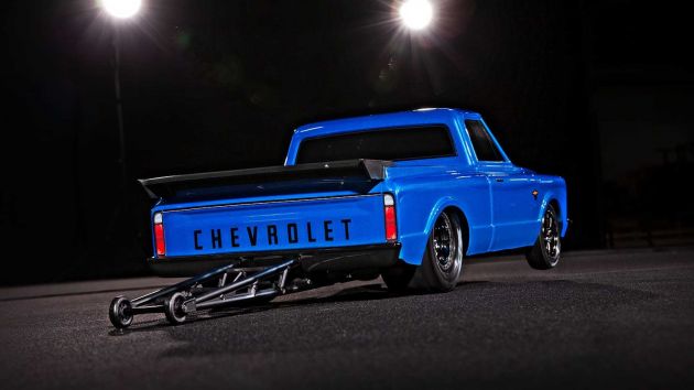 Traxxas Drag Slash Chevy Pickup – trak drag kawalan jauh realistik dengan tayar Mickey Thompson sebenar!