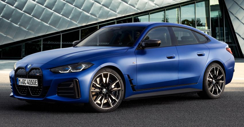 2022 BMW i4 eDrive40 – electric RWD four-door coupe with 340 PS & 430 Nm; 83.9 kWh battery, 590 km range 1301273