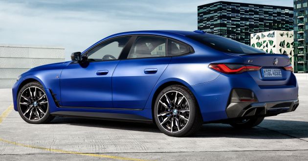 2022 BMW i4 M50 – first fully electric BMW M model gets 544 PS, 795 Nm; 0-100 km/h in 3.9s, 510 km range!