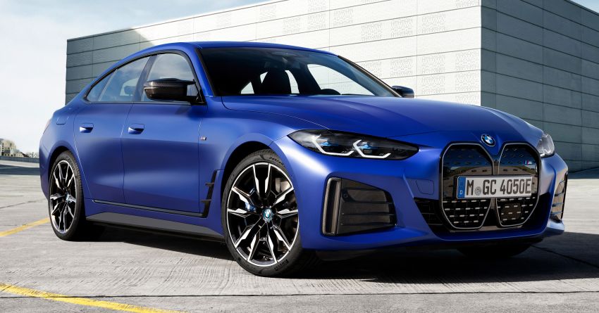 2022 BMW i4 eDrive40 – electric RWD four-door coupe with 340 PS & 430 Nm; 83.9 kWh battery, 590 km range 1301271