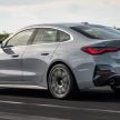 2022 G24 BMW 4 Series Gran Coupé – five variants, M440i xDrive with 48V MHEV; 40 driver assist systems