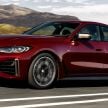 2022 G24 BMW 4 Series Gran Coupé – five variants, M440i xDrive with 48V MHEV; 40 driver assist systems