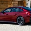 2022 G24 BMW 4 Series Gran Coupé – five variants, M440i xDrive with 48V MHEV; 40 driver assist systems