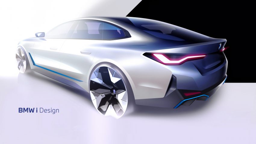 2022 BMW i4 eDrive40 – electric RWD four-door coupe with 340 PS & 430 Nm; 83.9 kWh battery, 590 km range 1301324