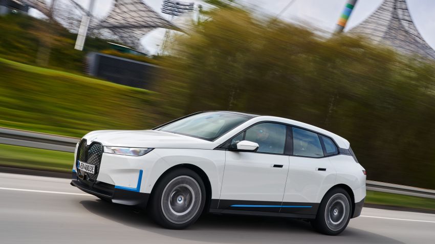 BMW iX fully detailed – power, range bumped slightly to up to 523 PS, 630 km; new M60 with over 600 PS 1301743