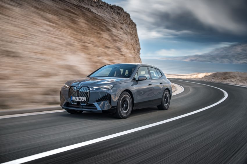 BMW iX fully detailed – power, range bumped slightly to up to 523 PS, 630 km; new M60 with over 600 PS 1301873