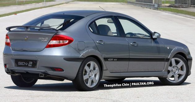 Proton Gen2 GTi rendered as a four-door hot hatch!