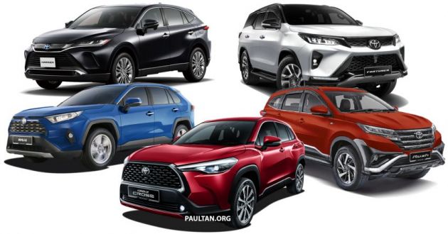 Barisan SUV Toyota diperjelas — kedudukan Rush, Corolla Cross, Fortuner, RAV4, Harrier serta pesaing