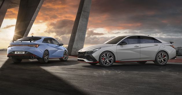 Hyundai Elantra N – 280 PS/392 Nm 2.0L turbo with manual or eight-speed DCT, 0-100 km/h in 5.3 seconds