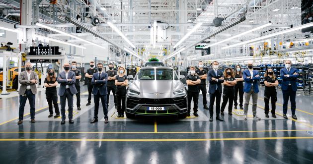 Lamborghini Urus reaches 15,000th unit milestone in three years – a new production record for the company