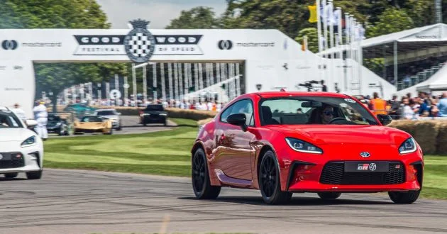 Toyota GR86 makes its UK debut at Goodwood event