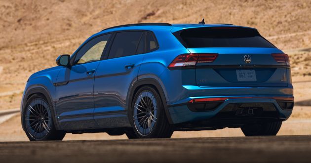 Volkswagen Atlas Cross Sport GT Concept revealed – 300 hp SUV, coilover suspension, Kingfisher Blue