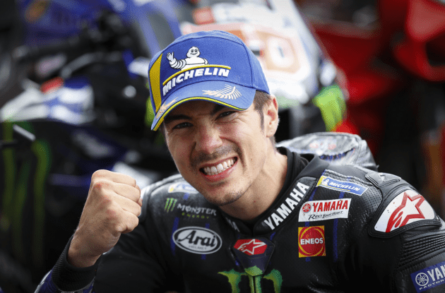 Maverick Vinales berlumba untuk Aprilia tahun depan