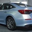 2022 Honda Civic in Malaysia – initial details leaked, 1.5 Turbo in E and RS variants, no more base 1.8 litre