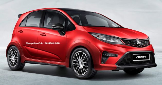 Proton Iriz Active 2022 – nampak lebih cantik kalau fender flare dengan warna badan, tanpa rel bumbung?