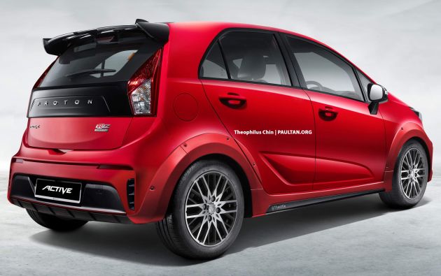 Proton Iriz Active 2022 – nampak lebih cantik kalau fender flare dengan warna badan, tanpa rel bumbung?