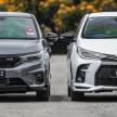2021 Honda City vs Toyota Vios in Malaysia – sportiest RM106k e:HEV RS hybrid and RM95k GR Sport shown